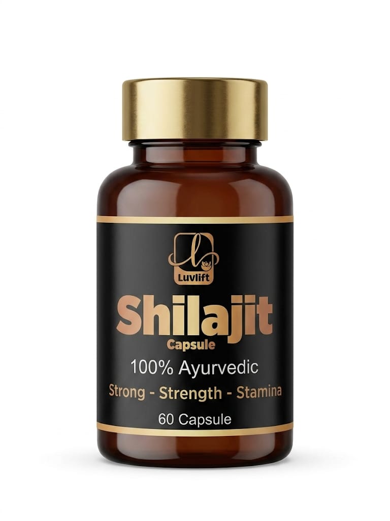 Luvlift Shilajit Capsule|60s|Enhances Stamina,Energy and Power| Testosterone Levels
